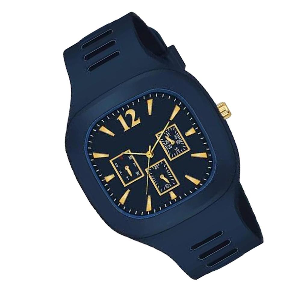 New Silicon Analogue Fashionable Watch For Men Free shipping