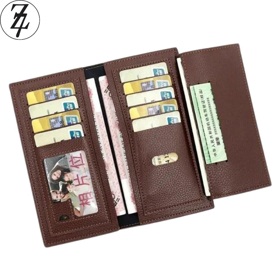 Men's Long Leather Wallet