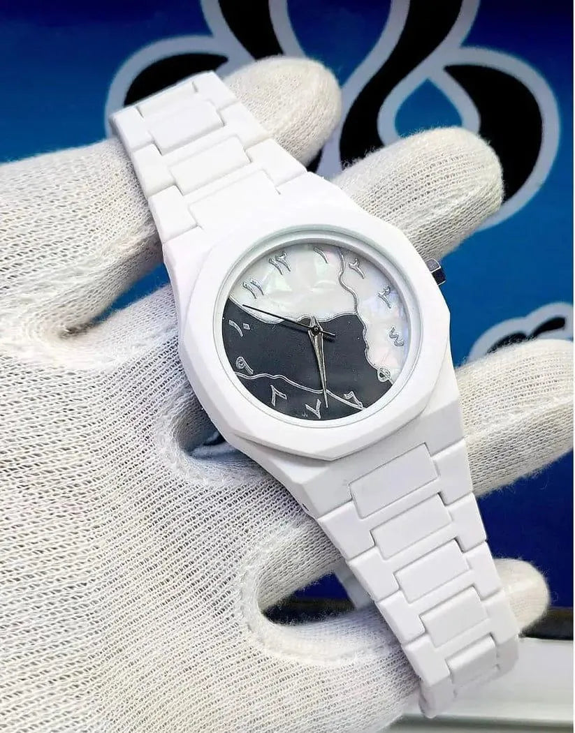 Men's Marble Dial Aura Watch