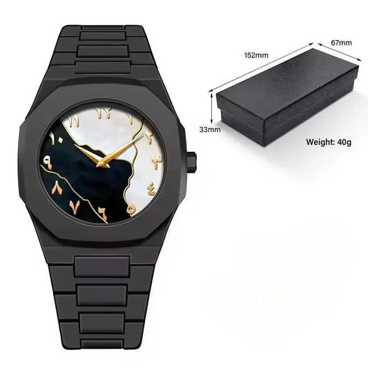 Men's Marble Dial Aura Watch