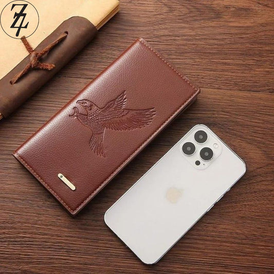 Men's Long  Leather Wallet