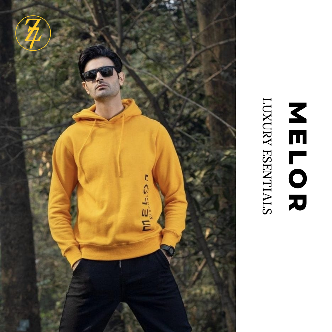 1 Pc Men's Stitched Fleece Printed Hoodie Free Delivery