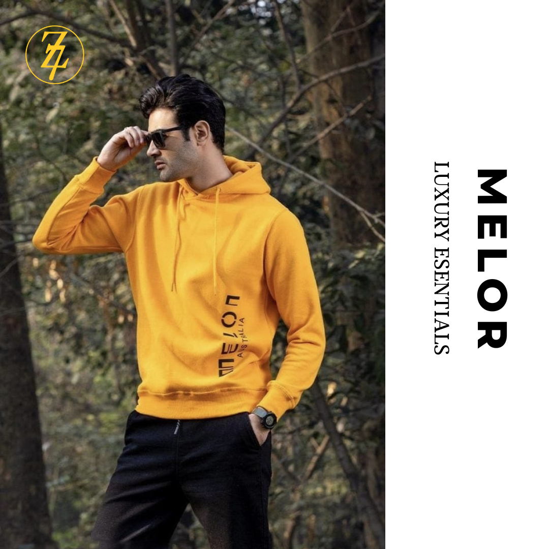 1 Pc Men's Stitched Fleece Printed Hoodie Free Delivery