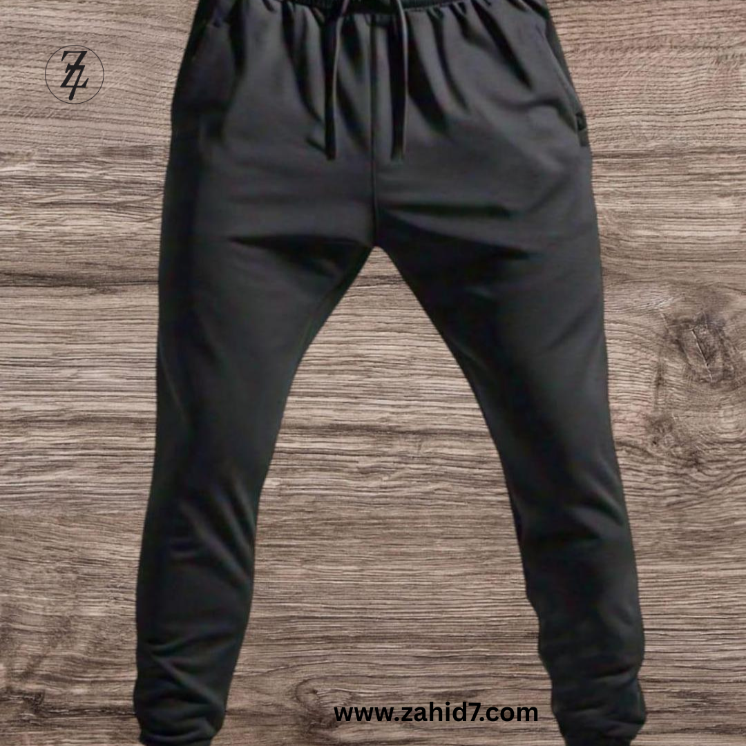 Men's Printed Polyester Track Suit - 2 Pcs Set for Comfort and Style Free Delivery